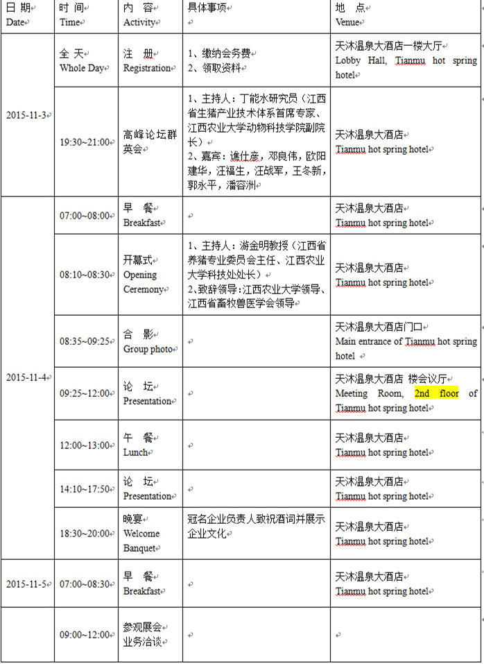 2015年江西豬業(yè)博覽會暨高效養(yǎng)豬高峰論壇