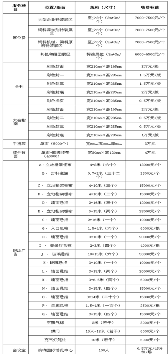 關(guān)于舉辦2016中國(guó)飼料工業(yè)展覽會(huì)的通知